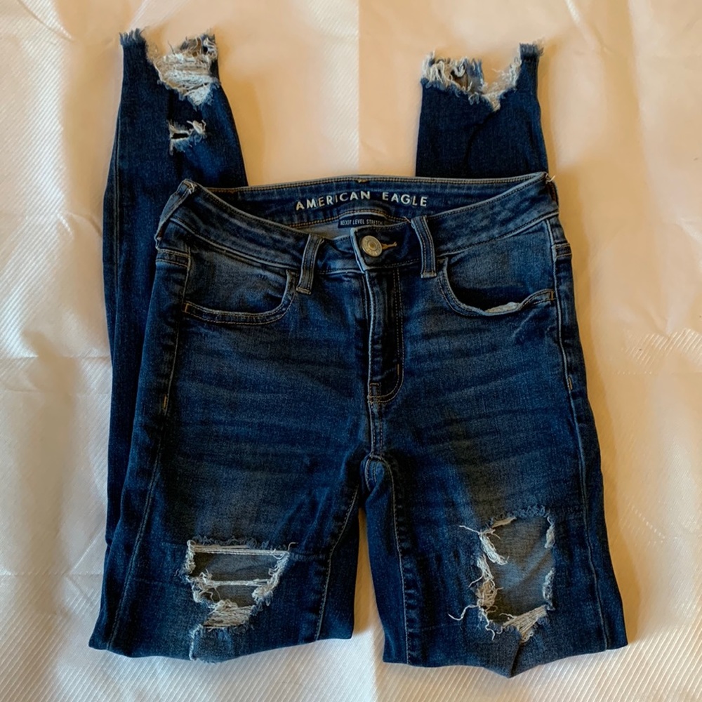 American Eagle ne(x)t level stretch jegging crop